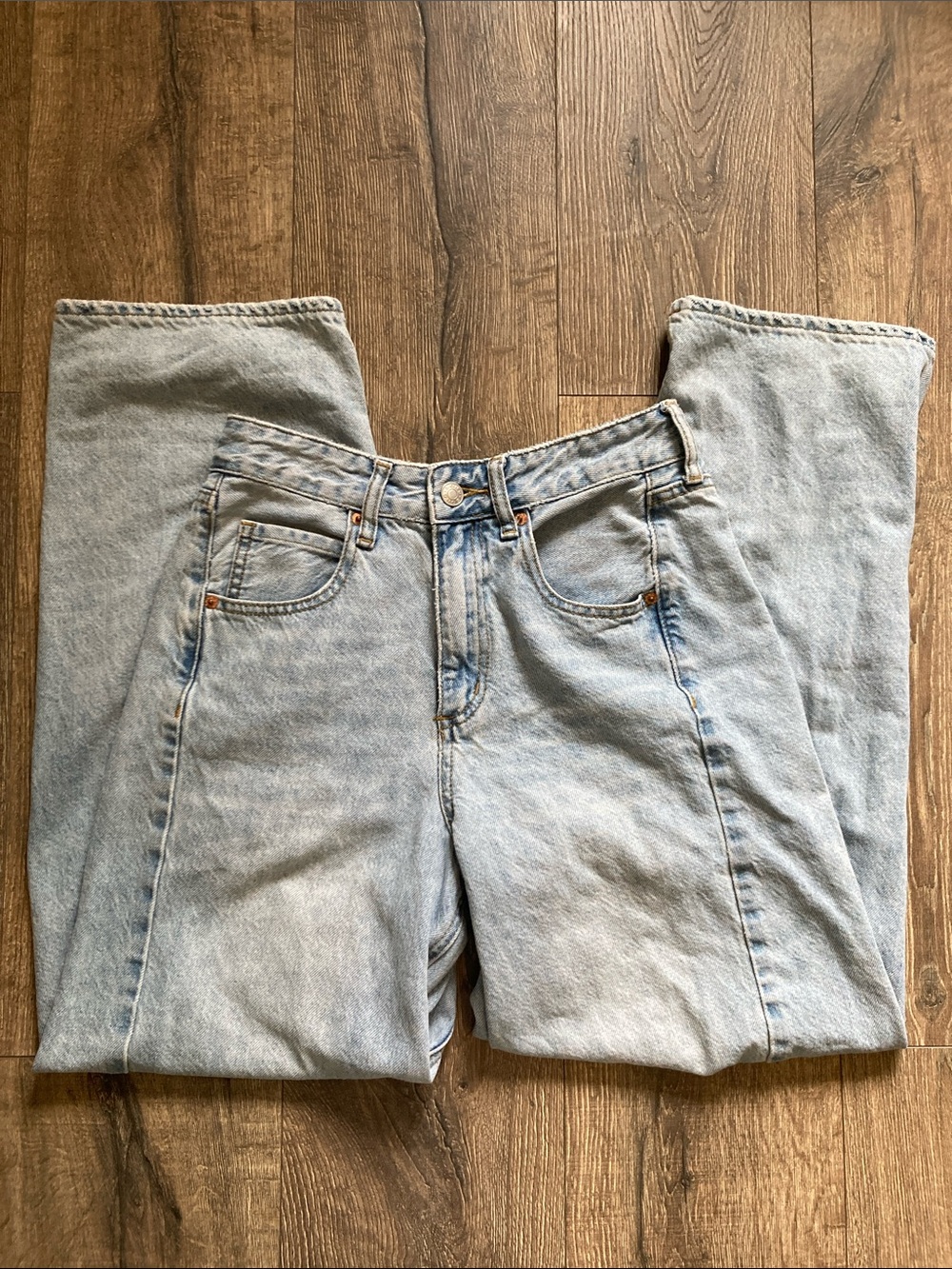 SONG barrel leg high waisted jeans